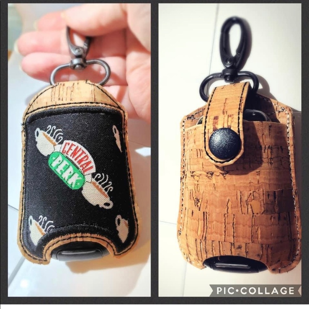 Hand Sanitizer Holder perfect for purse/pack pack/diaper bag/keys etc